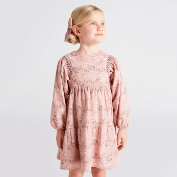 Παιδικό φόρεμα για κορίτσια Mayoral ροζ