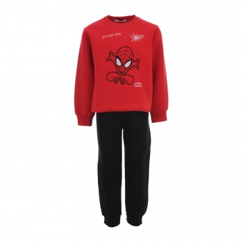 Παιδικό σετ φόρμα για αγόρια Action Sportswear κόκκινο- μαύρο