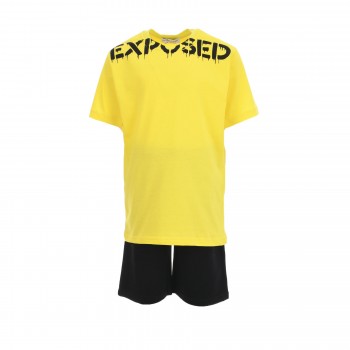 Παιδικό σετ για αγόρια Action Sportswear κίτρινο- μαύρο